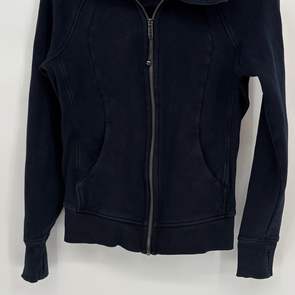 🧲 lululemon athletica navy full zip long sleeve Hoodie - Picture 3 of 5
